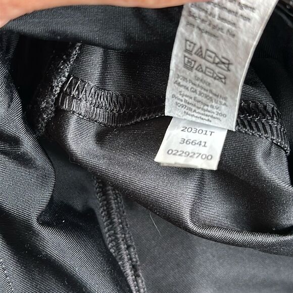 Spanx Faux Patent Leather Leggings in Classic Black Size S - Picture 15 of 16